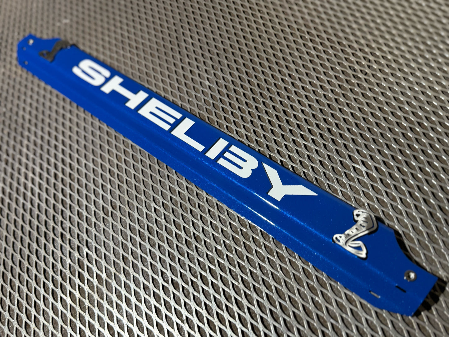 VELOCITY BLUE GT500/GT350 RADIATOR PLATE