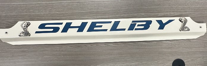 FORD PERFORMANCE BLUE & WHITE GT500/GT350 RADIATOR PLATE