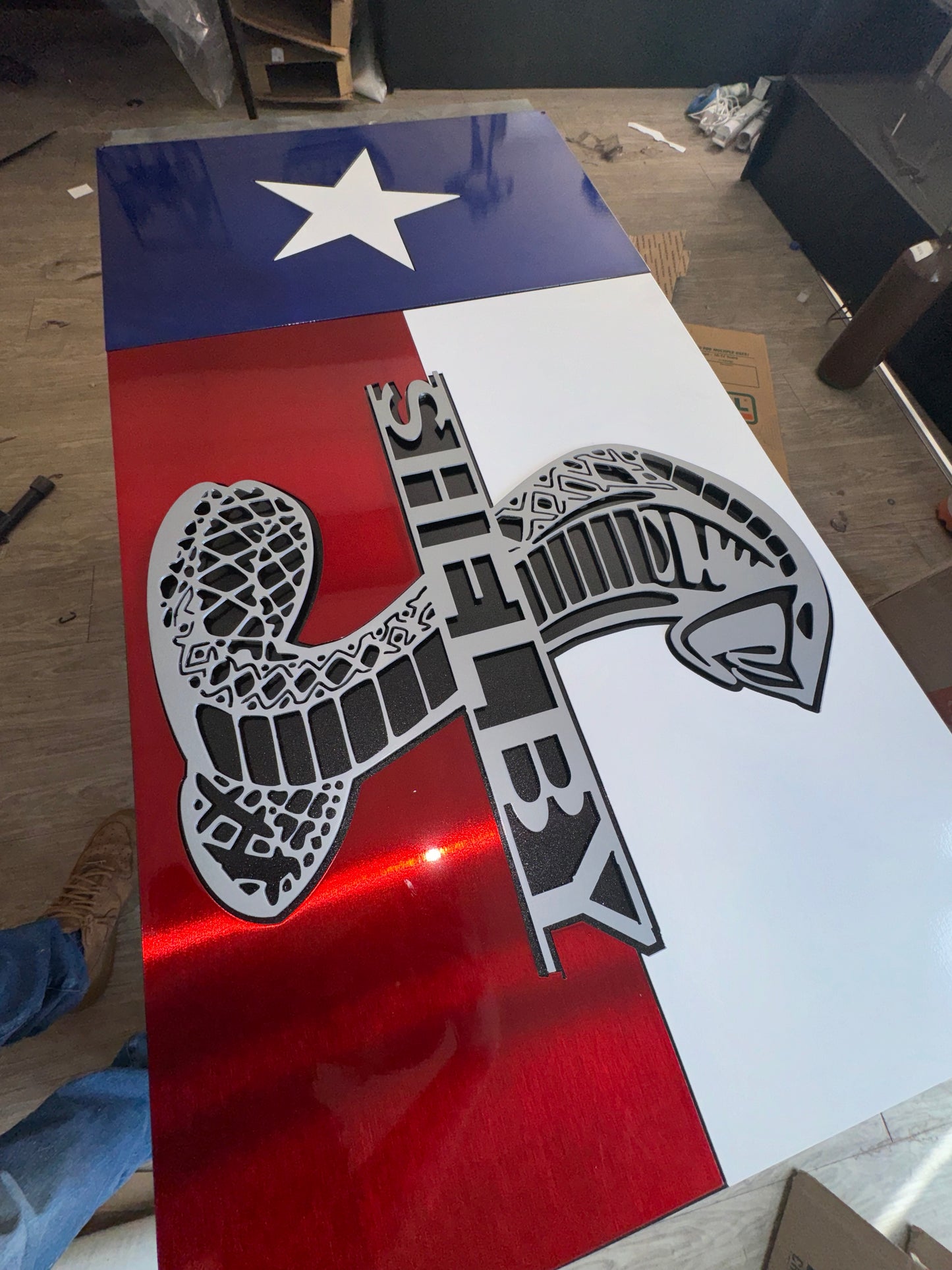 Shelby texas flag