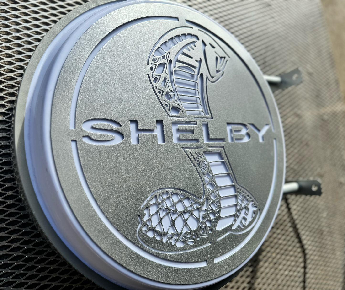 20"Round LED Light Box Shelby Sign Double Side