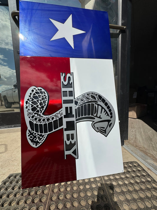 Shelby texas flag