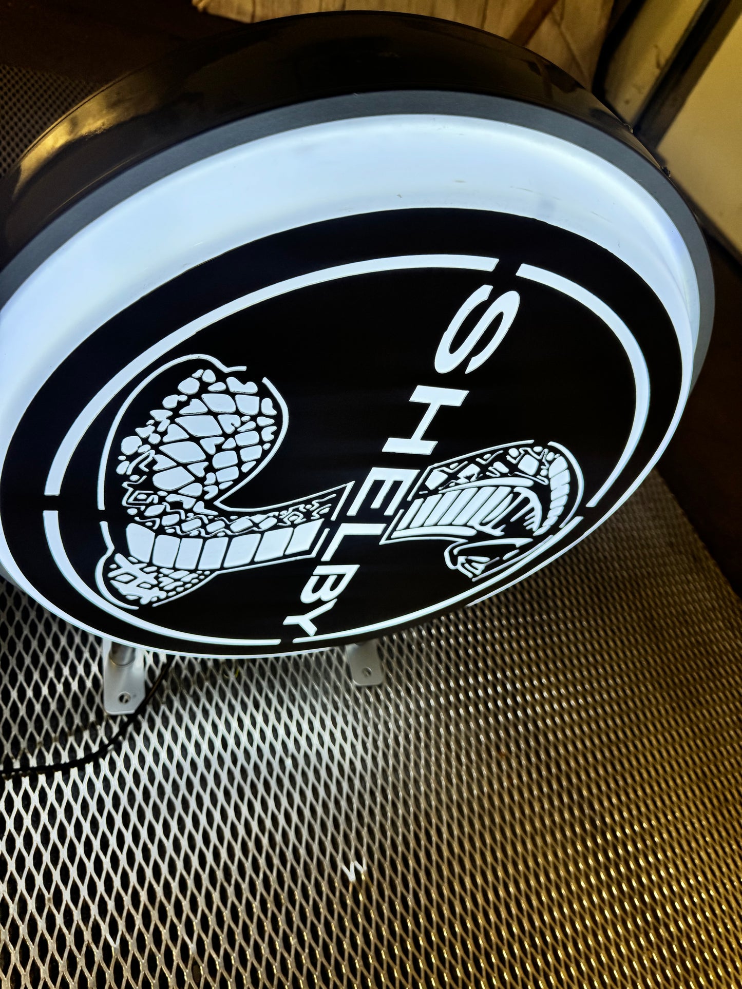 20"Round LED Light Box Shelby Sign Double Side