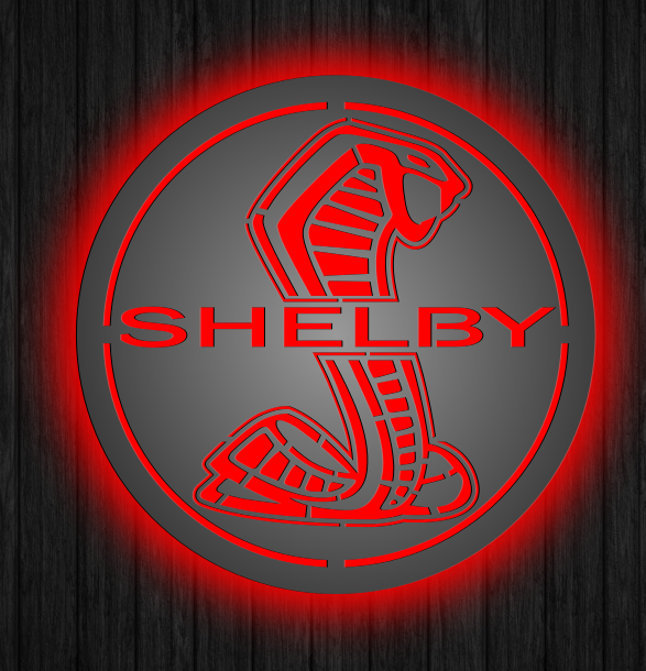 Dark gray 20x20 shelby led 6500w red backlit