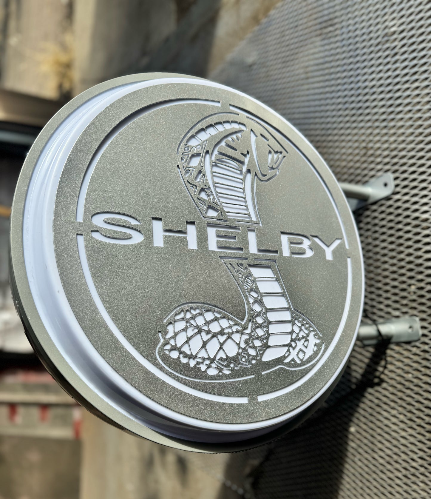 20"Round LED Light Box Shelby Sign Double Side