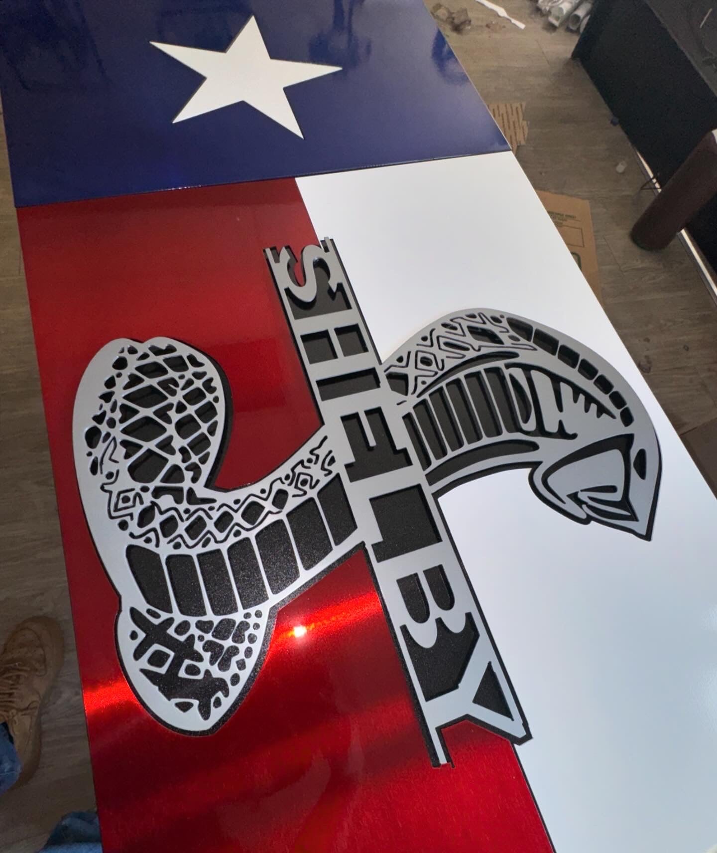 Shelby texas flag