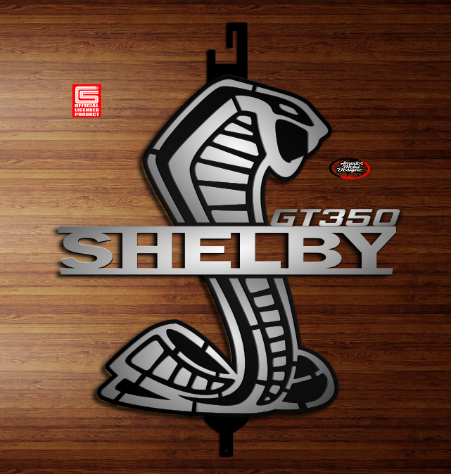 Shelby GT500/GT350 wall decor and hood prop, (DETACHABLE PROP)