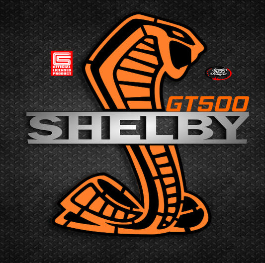 Shelby gt500 hood prop, orange fury